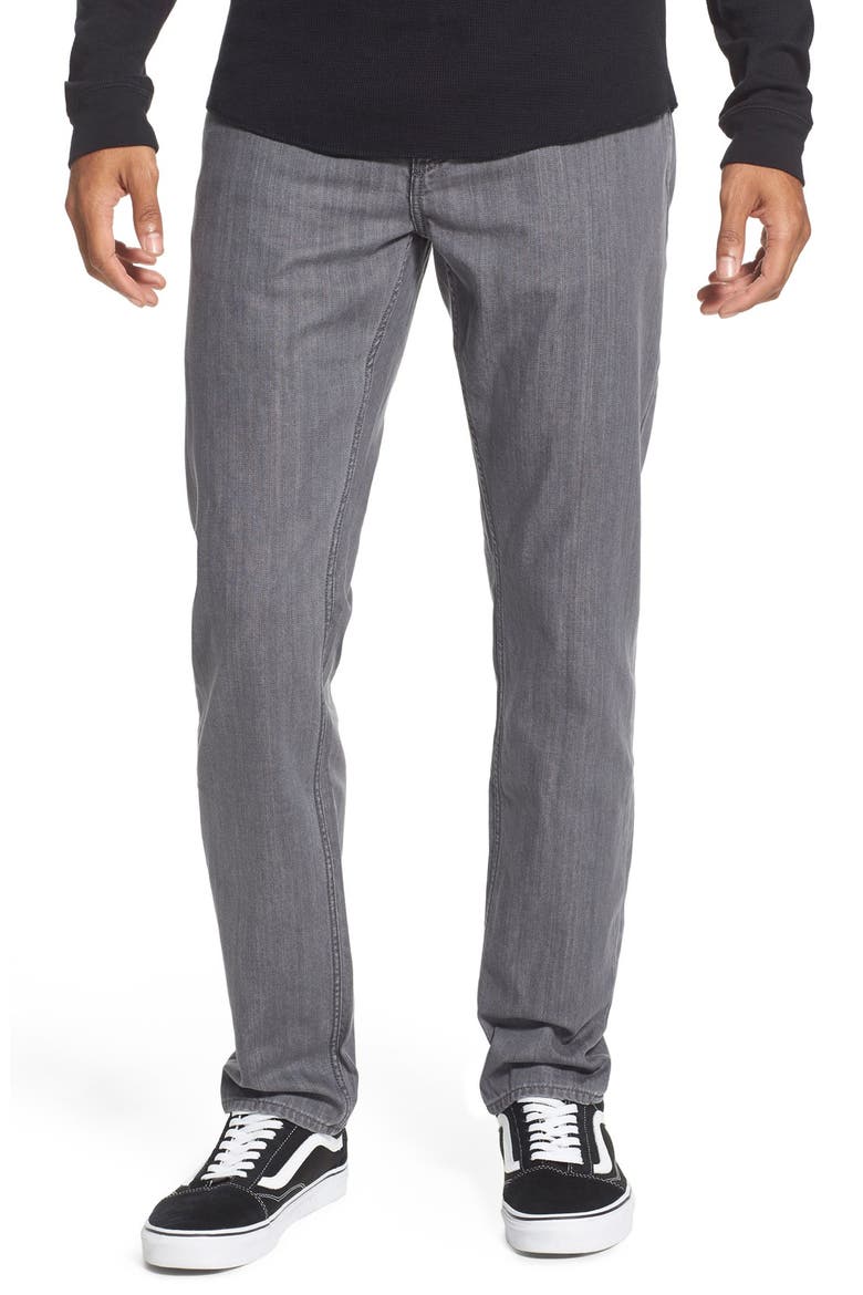Treasure&Bond Slim Fit Jeans, Main, color, DARK GREY WASH