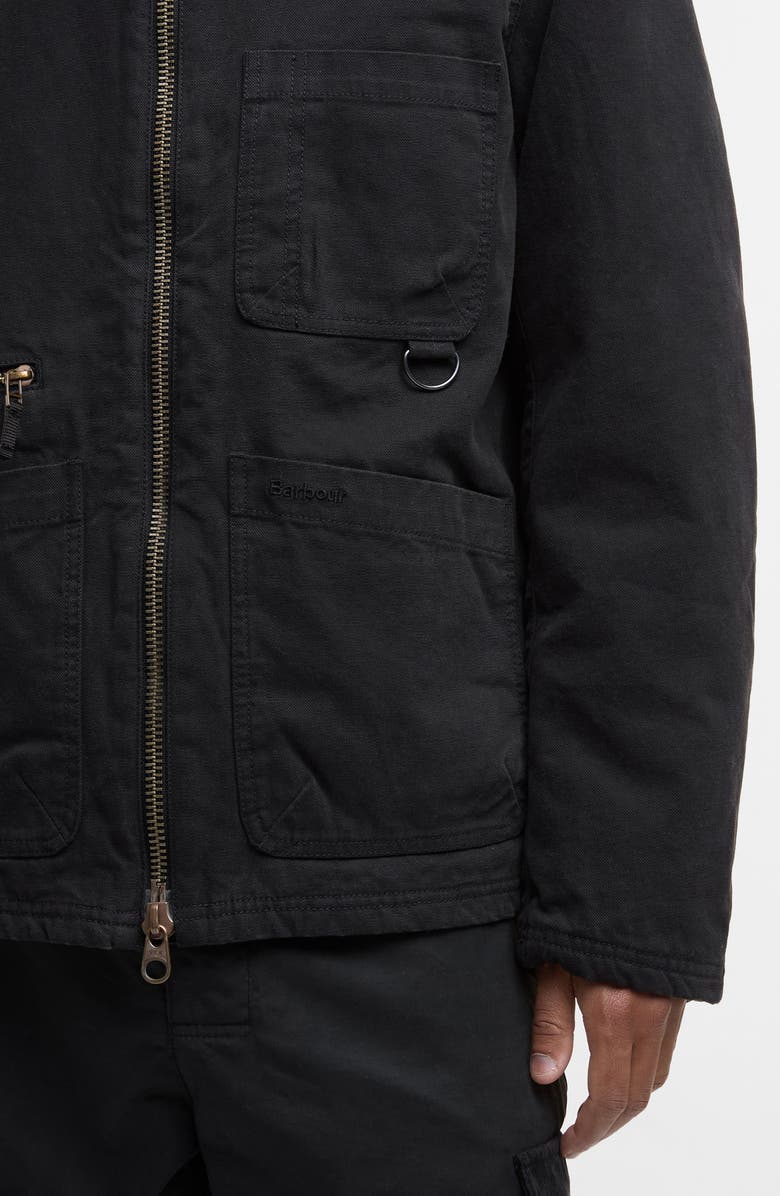 Barbour Cove Casual Cotton Jacket, Alternate, color, Black