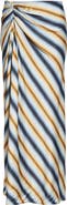 A.L.C. Diagonal Stripe Maxi Skirt