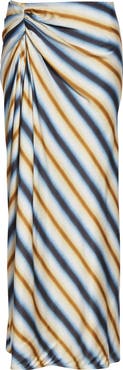 A.L.C. Diagonal Stripe Maxi Skirt