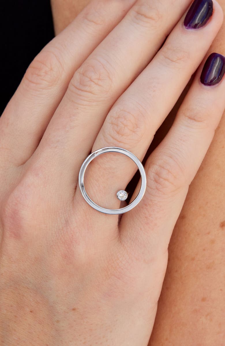 SAVVY CIE JEWELS Cubic Zirconia Ring, Alternate, color, Silver