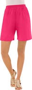 Roaman's Plus Size Soft Knit Pull On Short