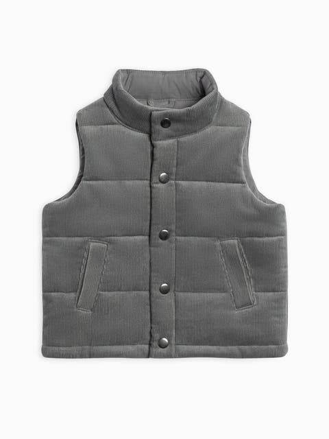 Idris Corduroy Snap Vest (Toddler & Little Kid)