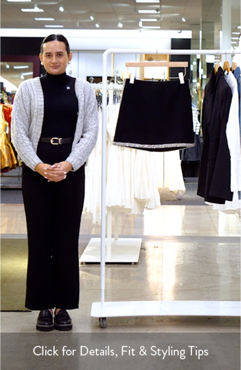 Riley Embellished A-Line Miniskirt, sales video thumbnail