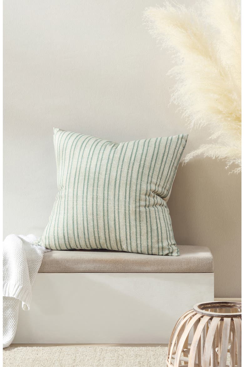 Cassia Set of 2 Reversible Throw Pillows, Alternate, color, SAGE