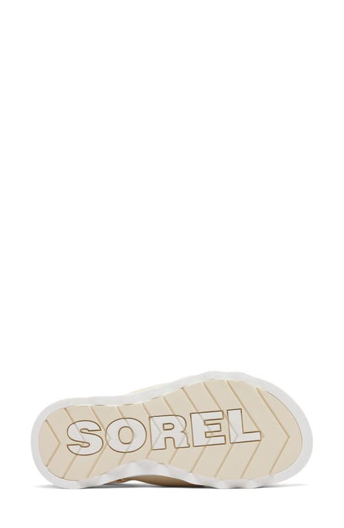 Sorel Vibe Slingback Sandal In Honey White/sea Salt
