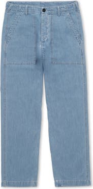 Fortela Bleach Wash Denim Pants