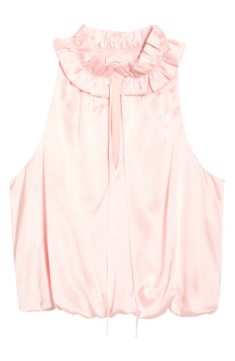 Cinq à Sept Lucianna Silk BubbleTop, Alternate, color, Rosy Cloud