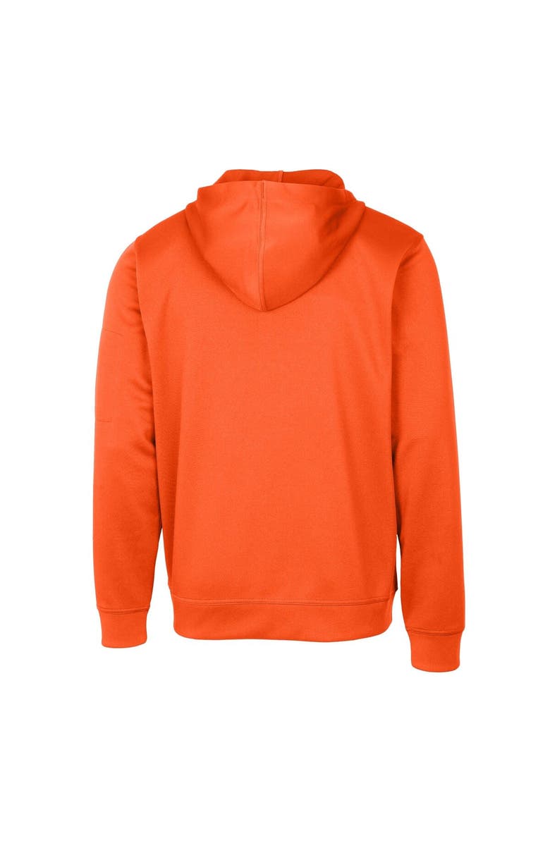 Cutter & Buck Unisex Cutter & Buck Orange West Michigan Whitecaps Clique Lift Eco Performance Pullover Hoodie Sweatshirt, Alternate, color, Orange