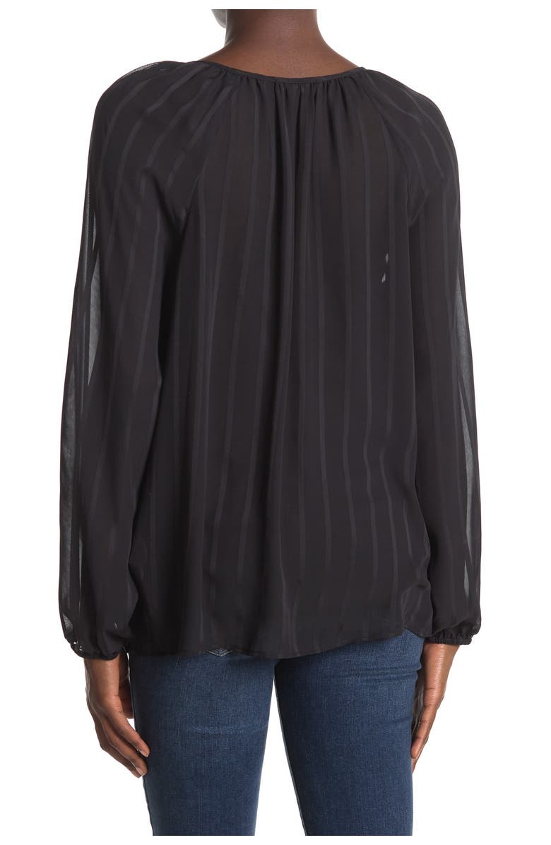 NYDJ Split Neck Peasant Blouse, Alternate, color, 