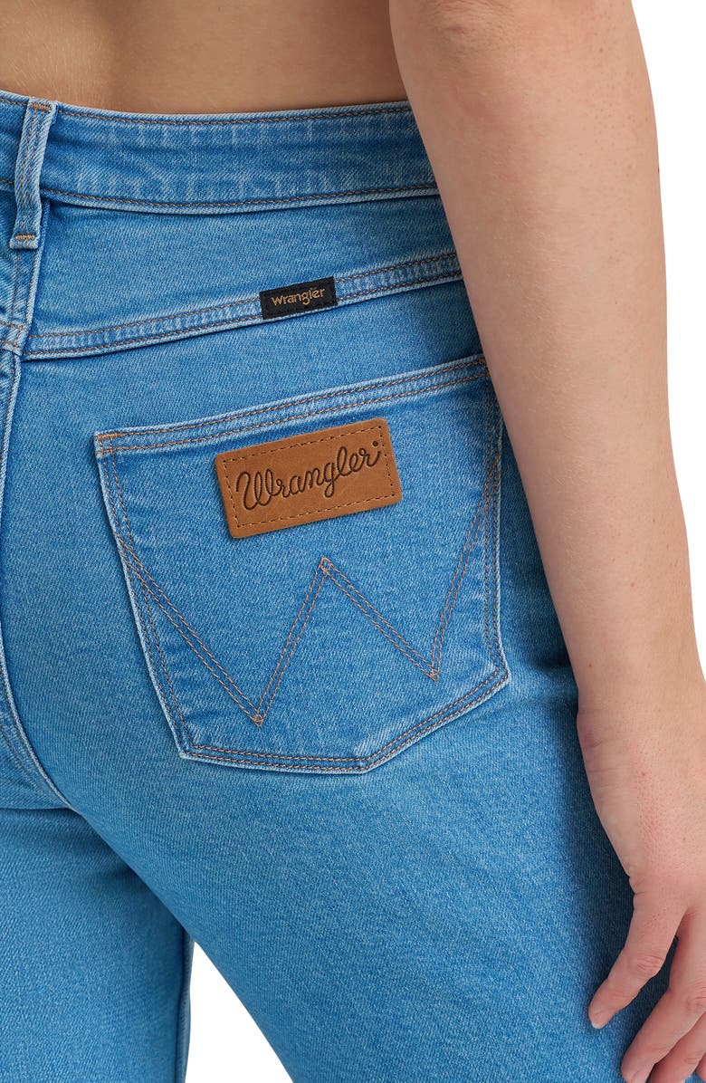 Wrangler Western High Waist Flare Leg Jeans, Alternate, color, 