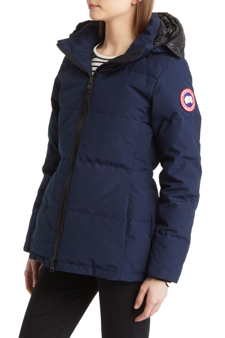 Chelsea 625 Fill Power Down Parka, Alternate, color, ATLANTIC NAVY