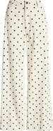 Brixton Victory High Waist Wide Leg Cotton Pants