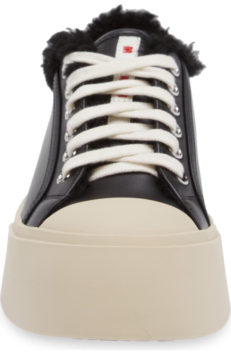Marni Pablo Genuine Shearling Lined Low Top Sneaker, Alternate, color,