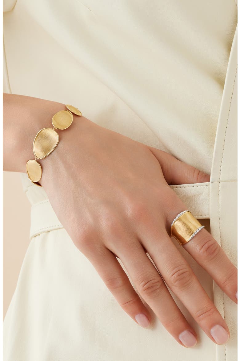 'Lunaria' Line Bracelet, Alternate, color, YELLOW GOLD