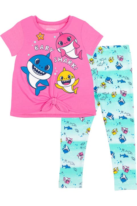 Baby Shark 2-Piece T-Shirt and Leggings Set