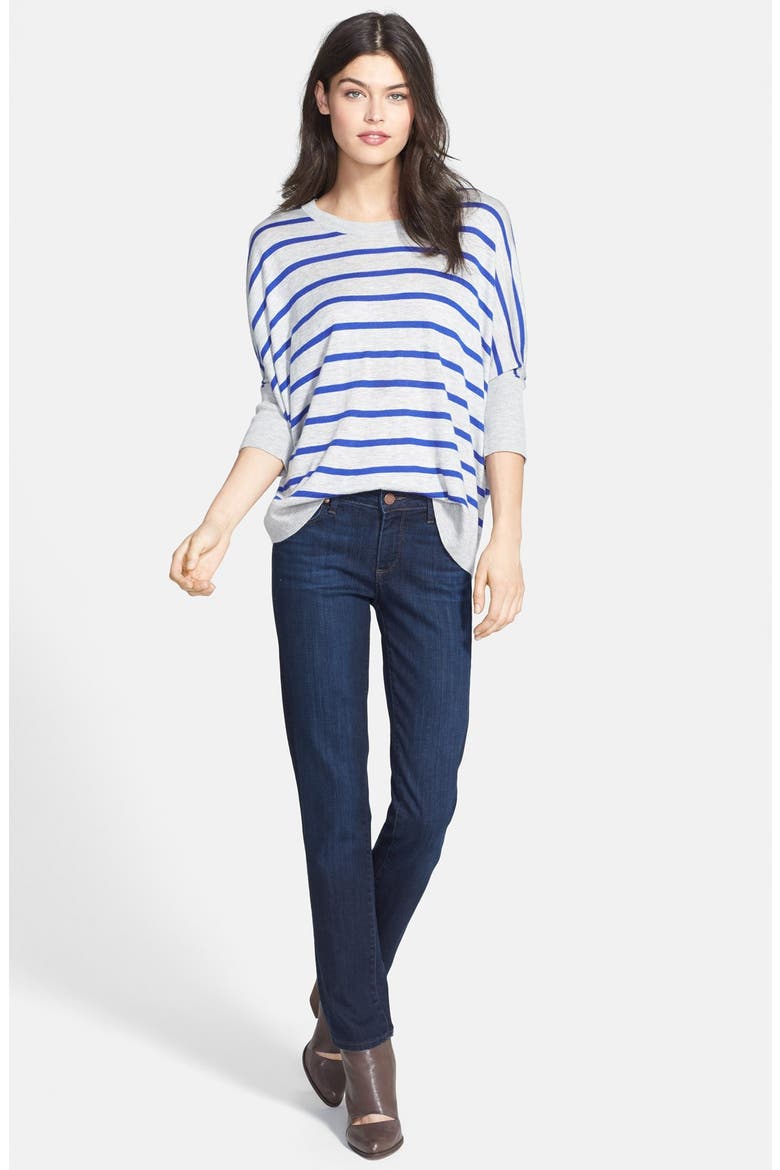 'The Stilt' Cigarette Leg Stretch Jeans (Nordstrom Exclusive), Alternate, color, 11Y INTRIGUE