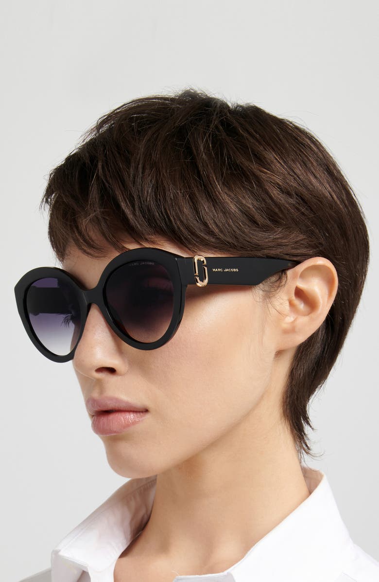 Marc Jacobs 56mm Cateye Sunglasses, Alternate, color, 