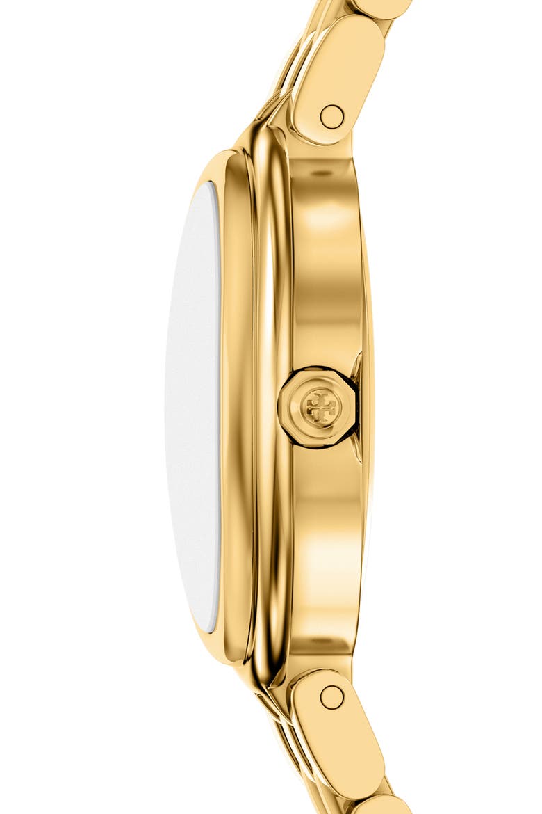 The Oval Bracelet Watch, 22mm x 28mm, Alternate, color, GOLD