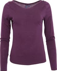 Lords of Harlech Carly Merino Long Sleeve Boatneck Shirt