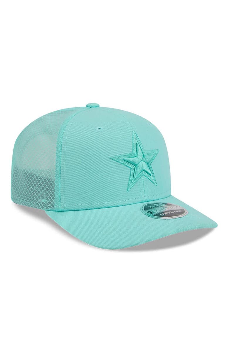 Men's New Era  Mint Dallas Cowboys Color Pack 9SEVENTY Adjustable Hat, Alternate, color, Mint