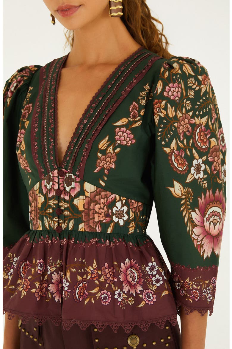 Daniela Floral Cotton Top, Alternate, color, DANIELA GREEN