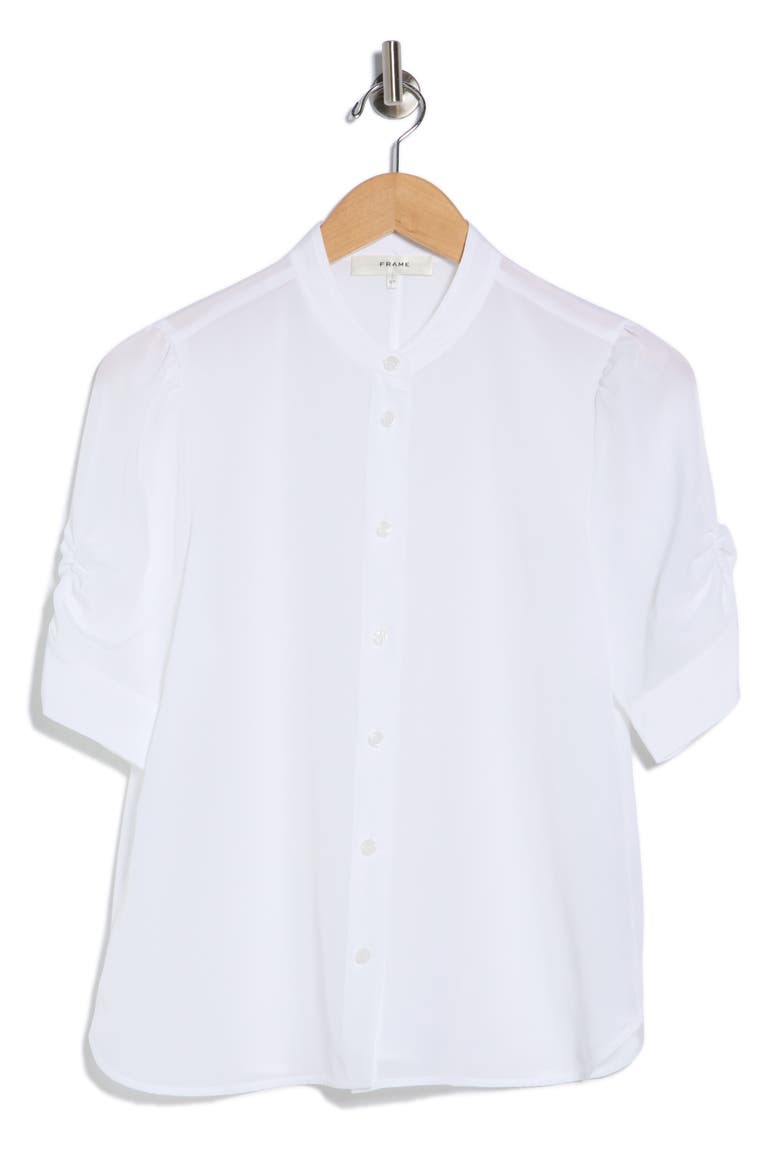The Frankie Puff Sleeve Shirt, Alternate, color, WHITE