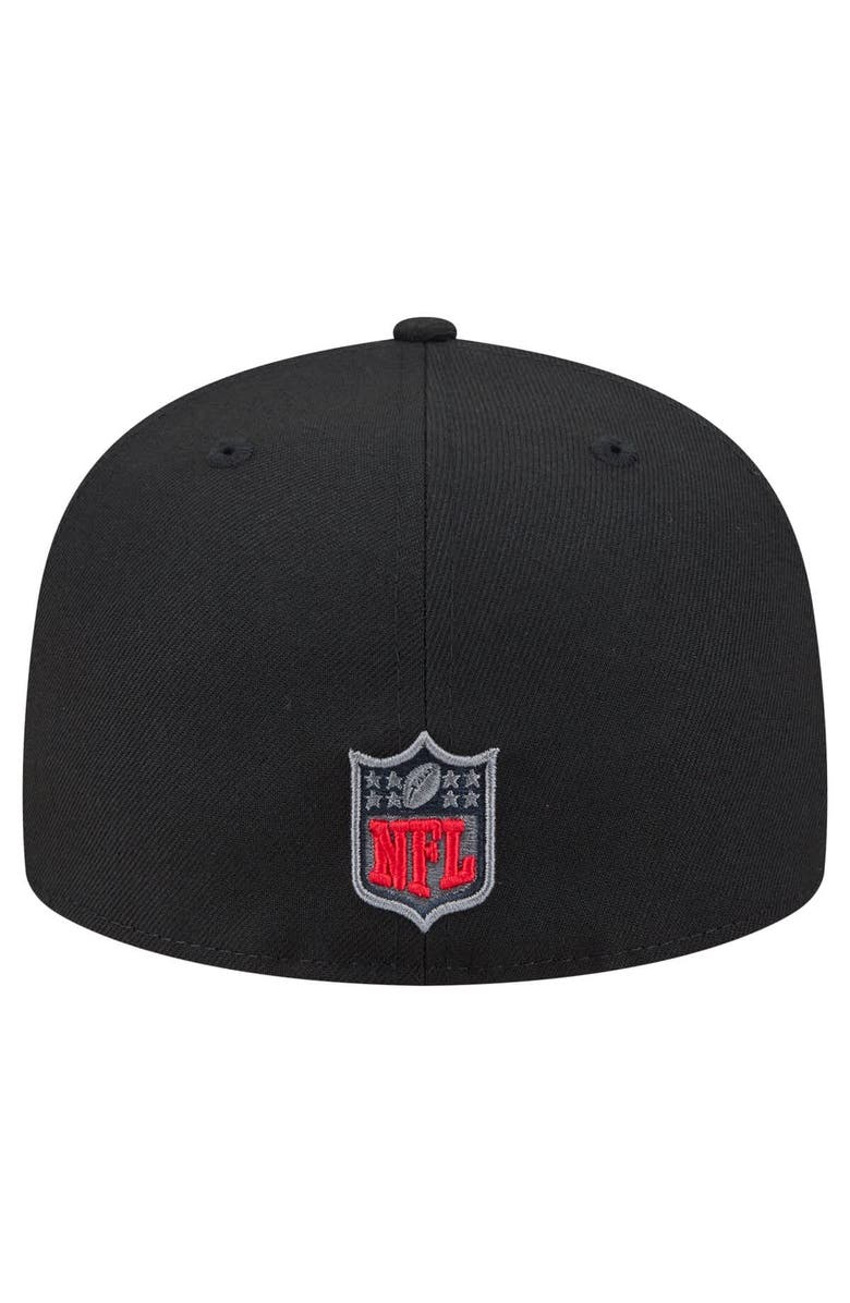 New Era Men
s New Era  Black Kansas City Chiefs Color Pop 59FIFTY Fitted Hat, Alternate, color, Black