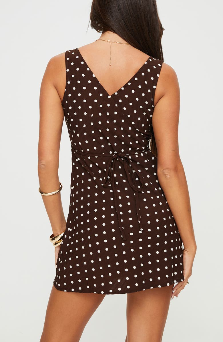 Princess Polly Nellie Polka Dot Minidress, Alternate, color,