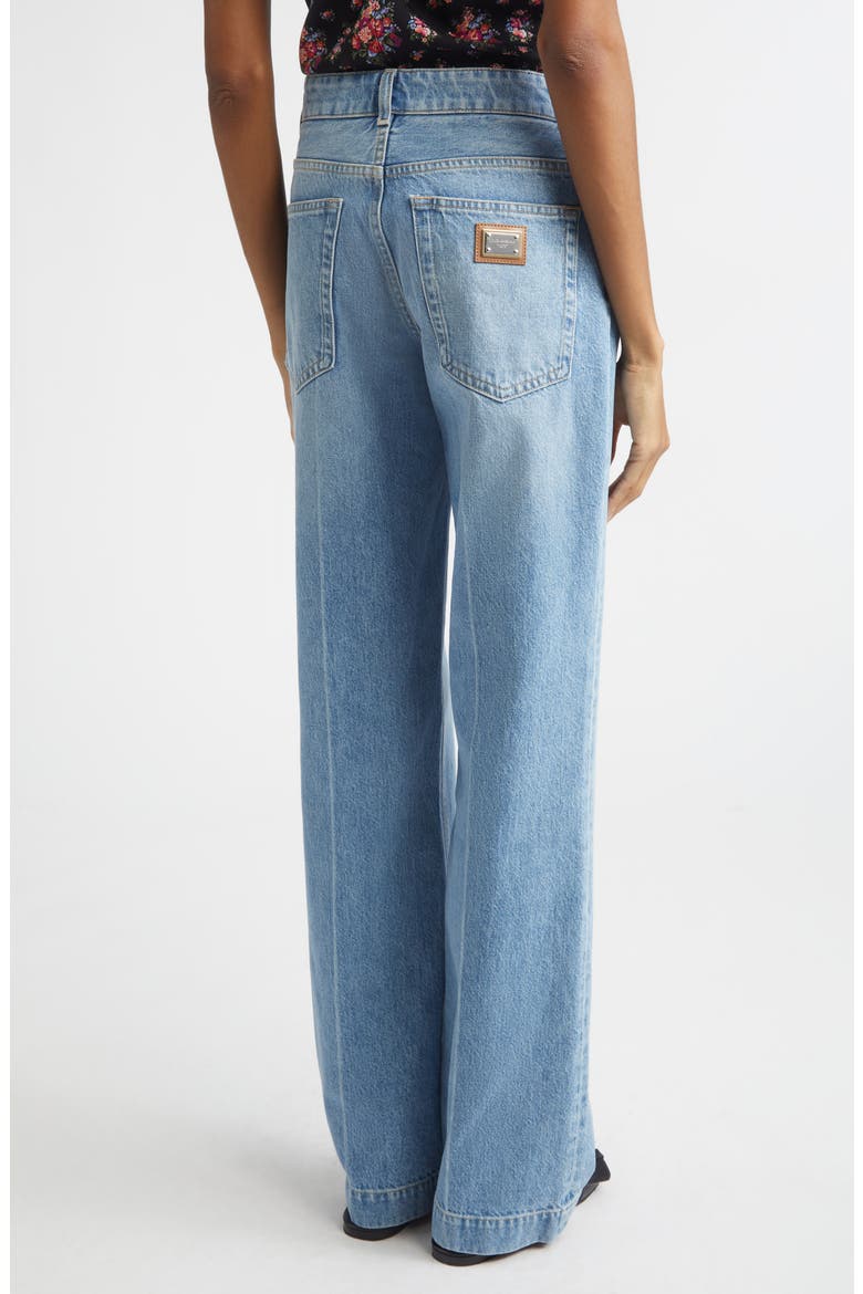 Loose Pressed Crease Straight Leg Jeans, Alternate, color, VARIANTE ABBINATA