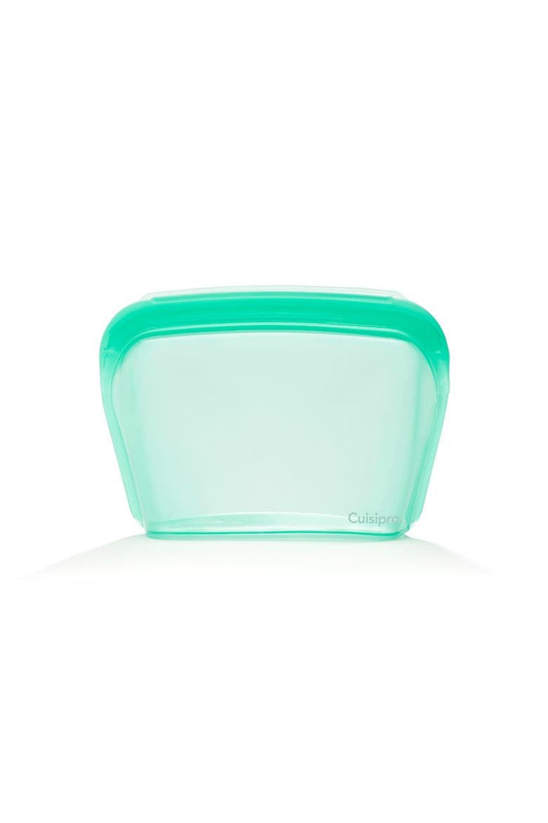 Pack-It Silicone Reusable Stand Up Storage Bag, 1300ml/44 oz, Main, color, Green