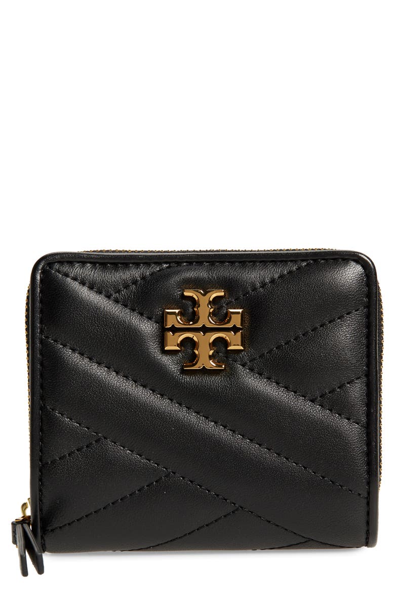 Tory Burch Kira Chevron Quilted Bifold Wallet, Main, color, 