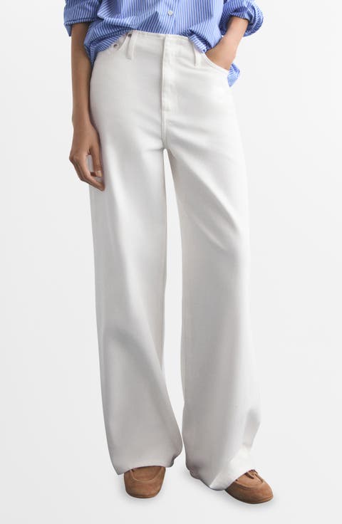 Low Rise Wide Leg Jeans