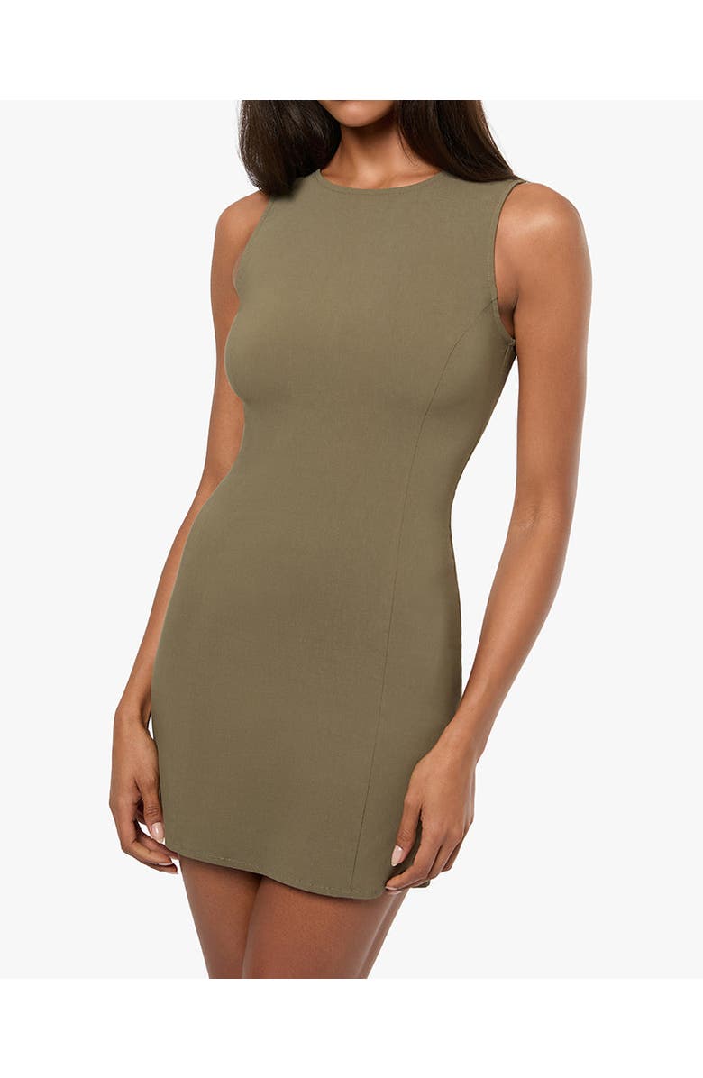 WeWoreWhat Muscle Tank Mini Dress, Main, color,