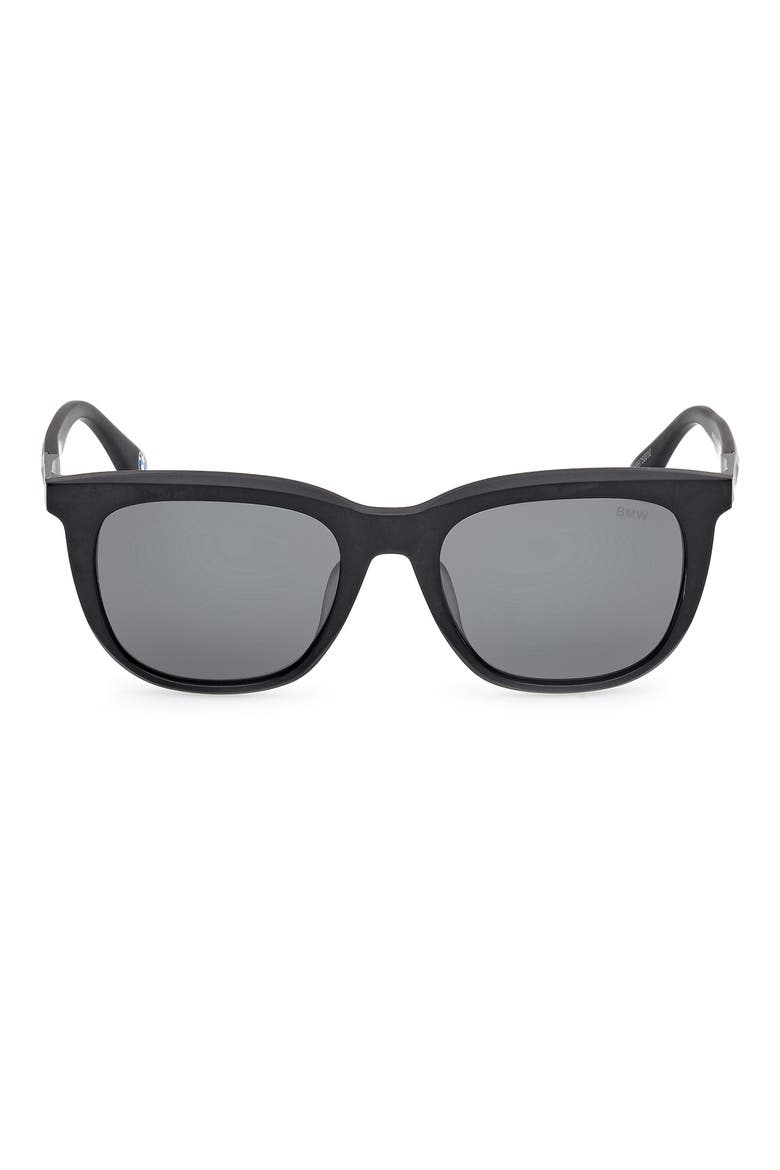 53mm Sunglasses, Main, color, MATTE BLACK / SMOKE