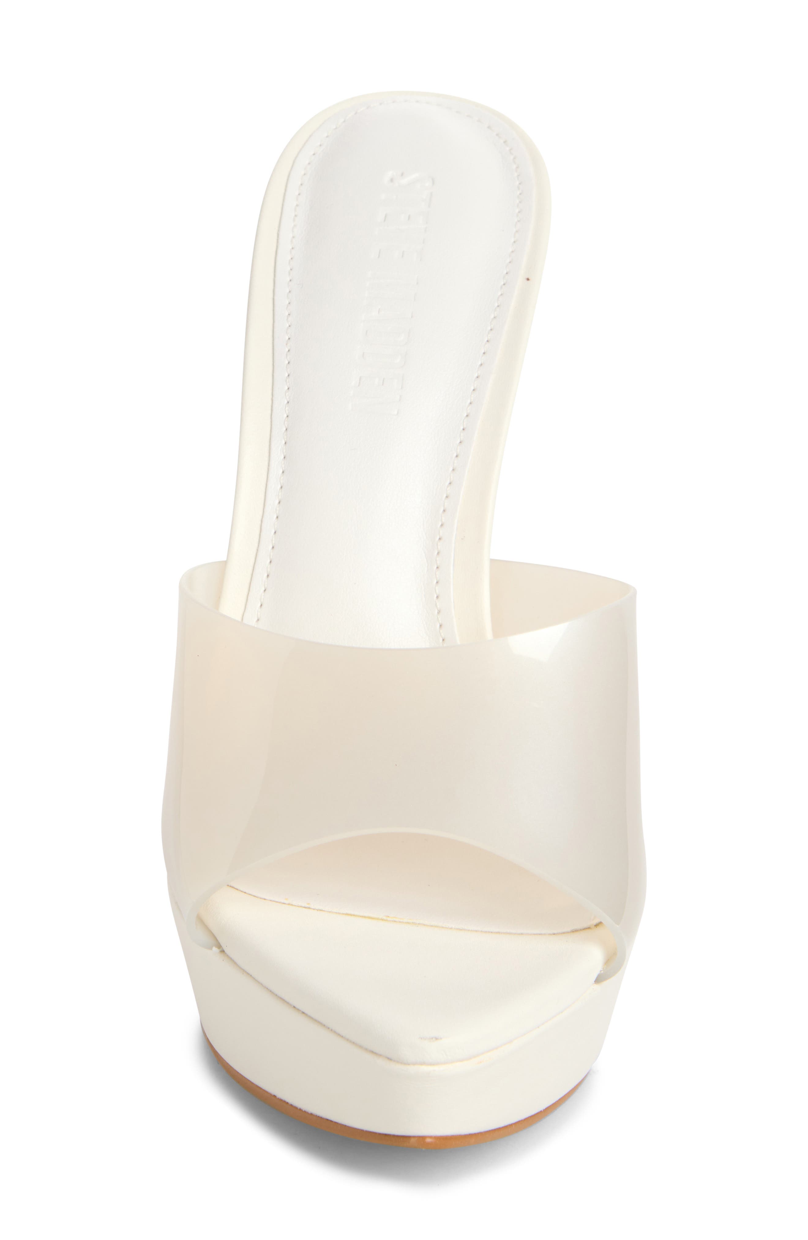 Steve Madden Motel Stiletto Slide Sandal, Alternate, color, Ivory
