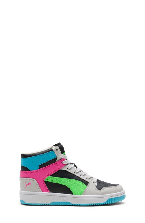 Puma Kids' Rebound Layup High Top Sneaker In Multi