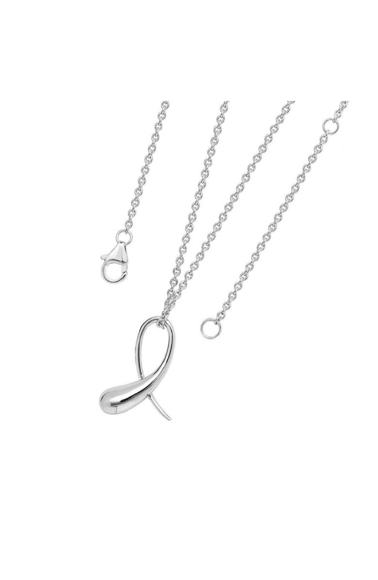 Lucy Quartermaine Drop Cross Pendant, Main, color, Sterling Silver