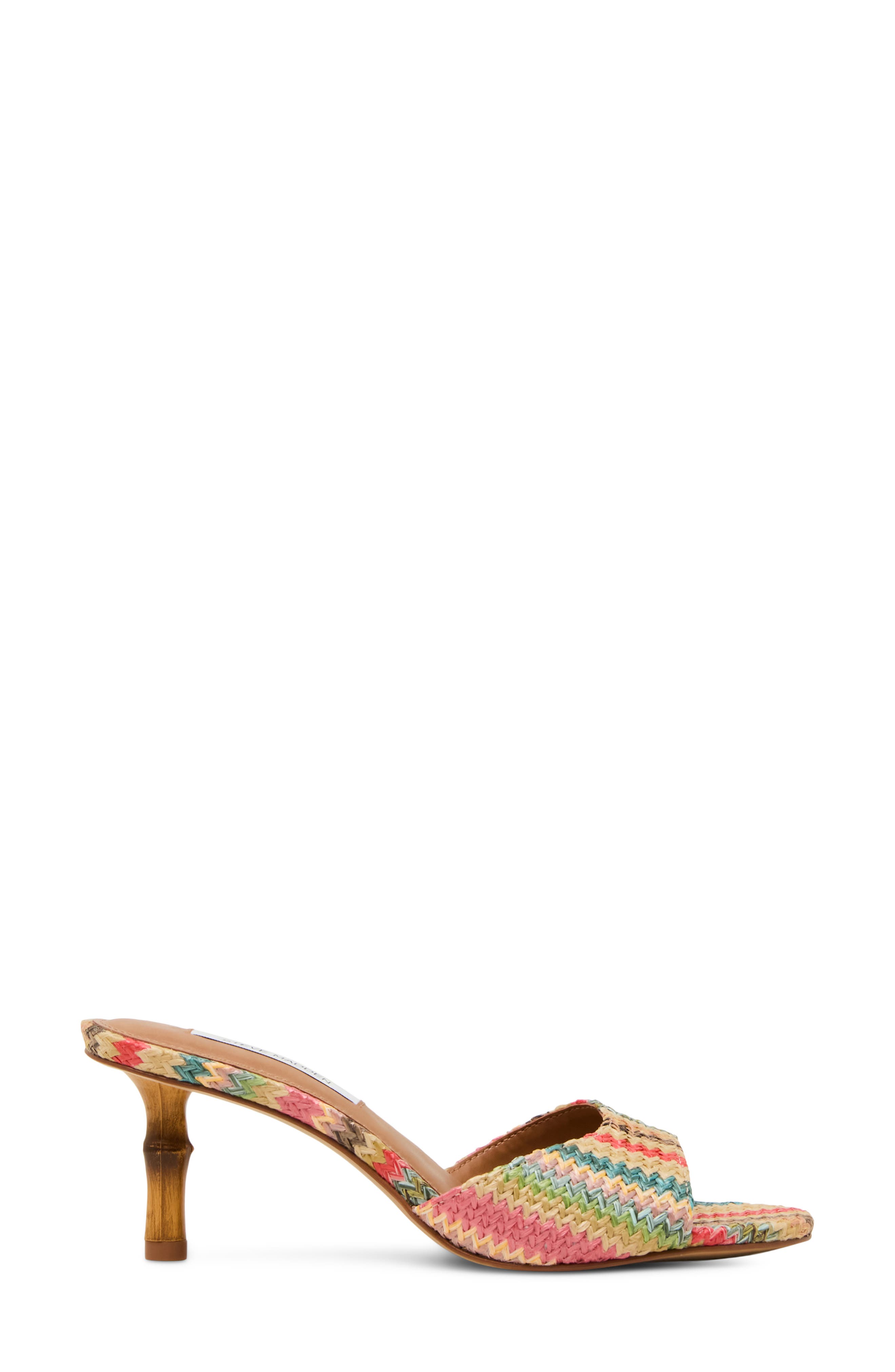 Kahlea Raffia Sandal, Alternate, color, RAFFIA MULTI