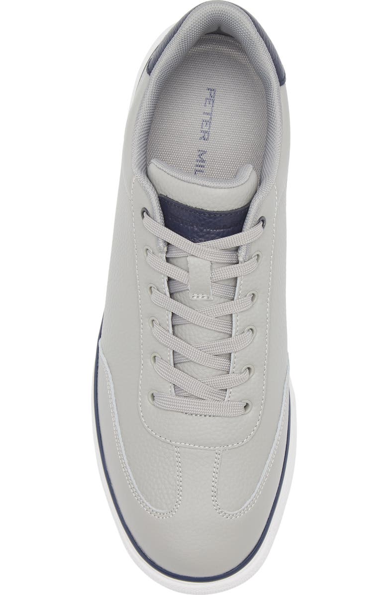 Peter Millar Drift Hybrid Water Resistant Leather Golf Shoe, Alternate, color, British Grey