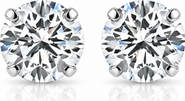 Bliss Diamond 1/5 Ct Small Diamond Studs 14k Gold Lab Grown Earrings