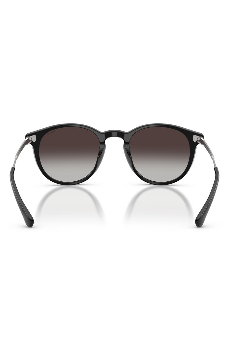 Polo Ralph Lauren 50mm Phantos Sunglasses, Alternate, color, Black / Light Gradient Black