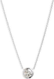 Roberto Coin Diamond Bezel Necklace