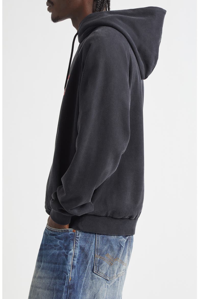 Martine Rose Local Hero Raglan Sleeve Graphic Hoodie (Men) | Nordstrom