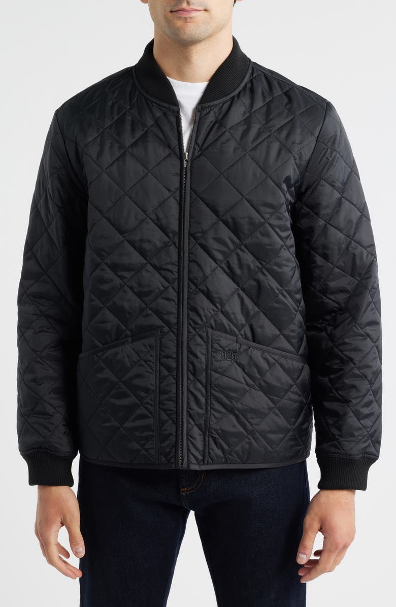 925 Originals Quilted Nylon Delivery Jacket, Alternate, color, Black