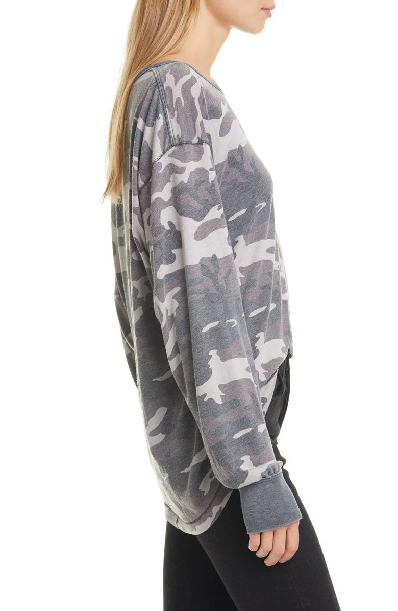 Free People Arielle Print Long Sleeve Tee, Alternate, color, 