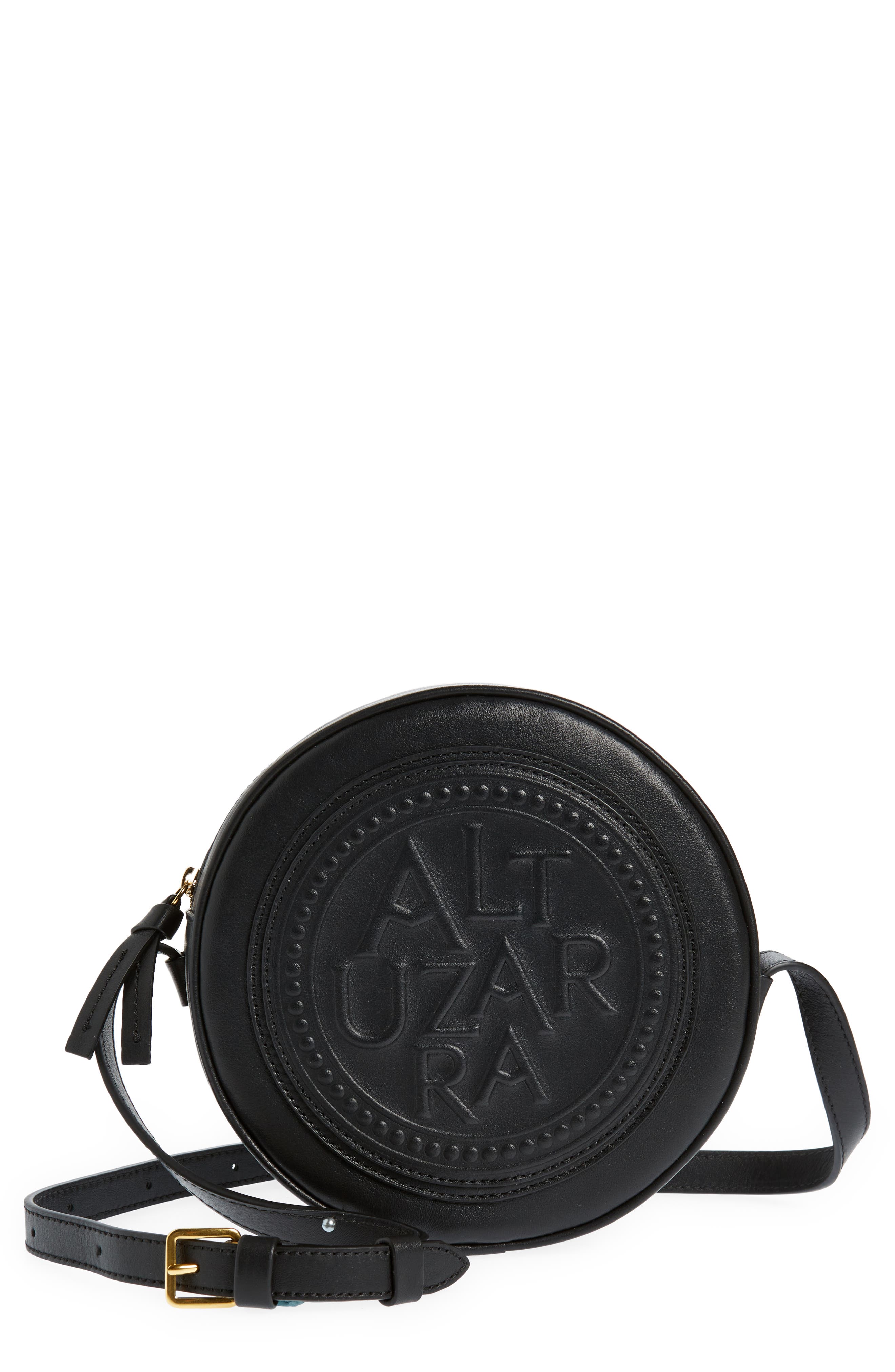 Altuzarra Medallion Coin Leather Crossbody Bag, Main, color, 