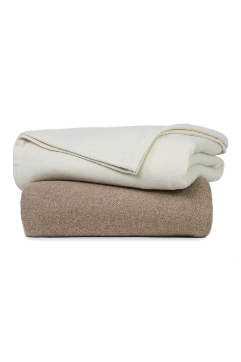 Wool Blend Blanket, Alternate, color, CAMEL