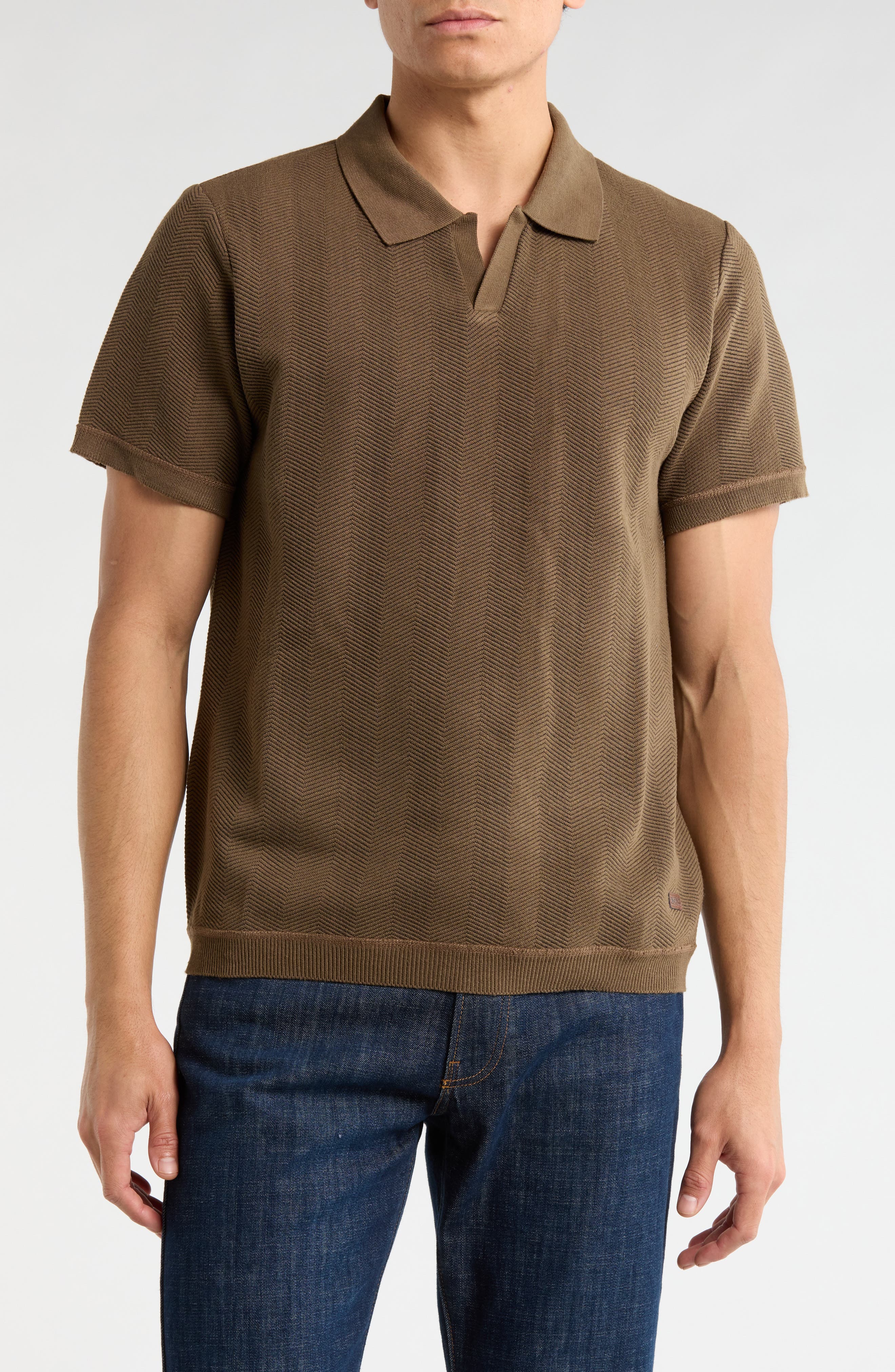 Buffalo Jeans Webrews Johnny Collar Knit Polo