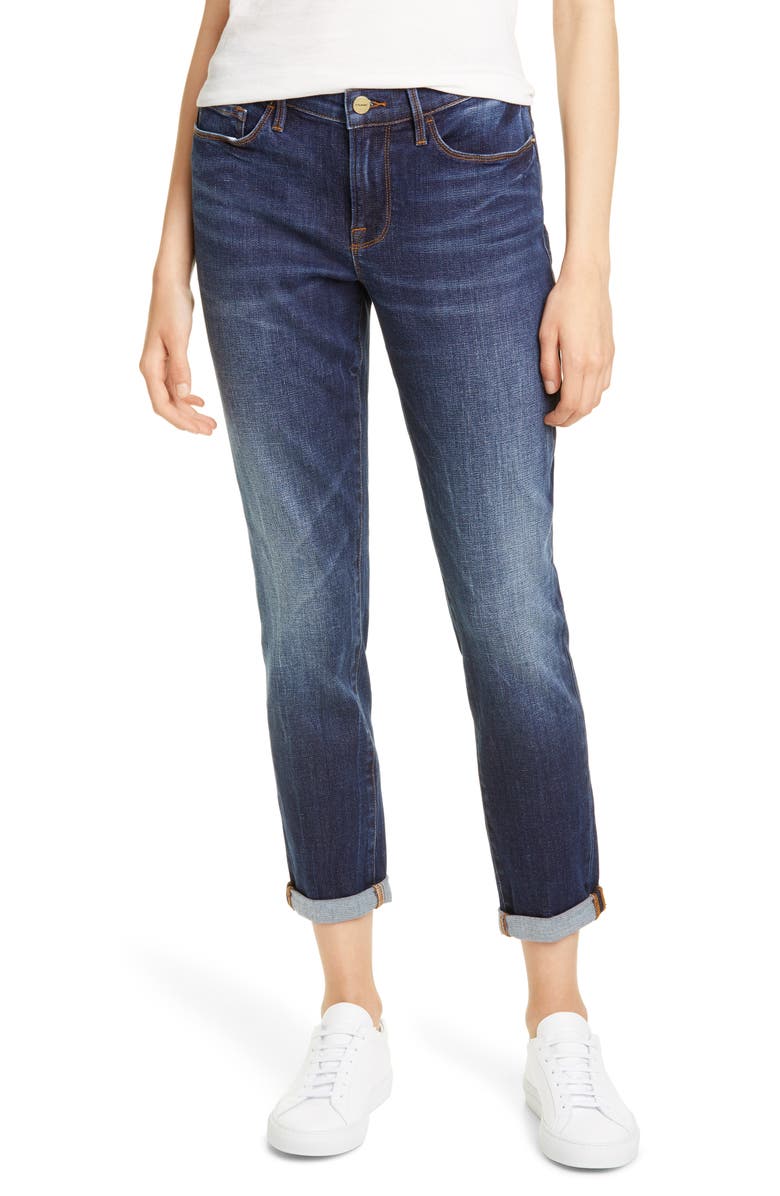 FRAME Le Garcon Ankle Slim Boyfriend Jeans, Main, color,